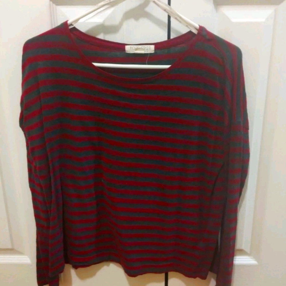 Pinstripe sweater